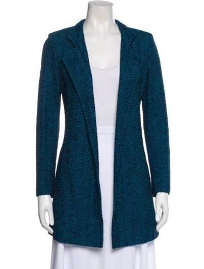 Pre-owned St John Blazer In Blue
