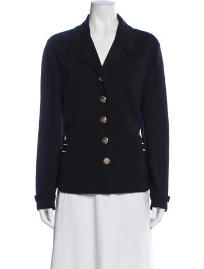 Pre-owned St John Blazer In Blue
