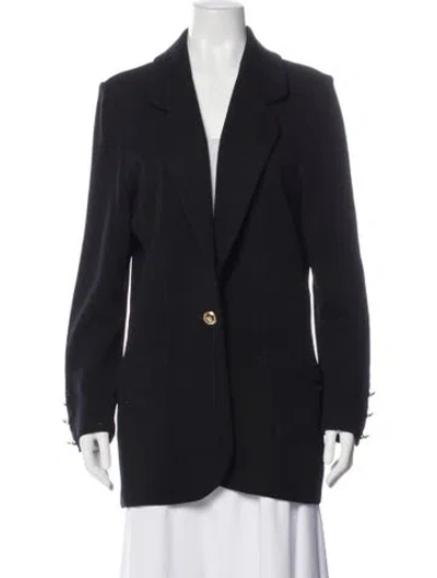 Pre-owned St John Blazer In Blue