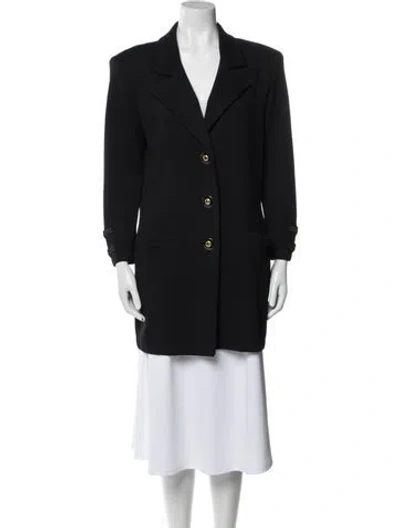 Pre-owned St John Blazer In Blue