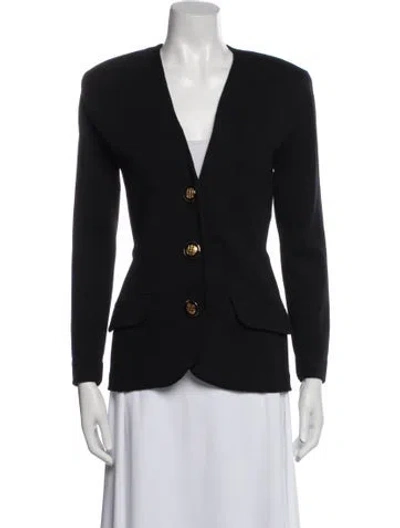Pre-owned St John Blazer In Blue