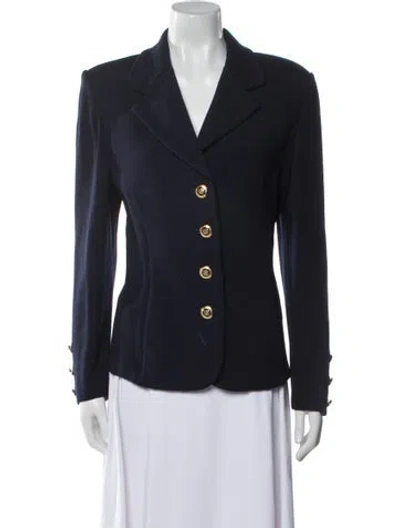Pre-owned St John Blazer In Blue