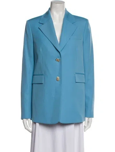Pre-owned St John Blazer In Blue