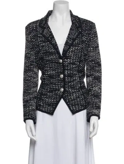 Pre-owned St John Blazer In Blue