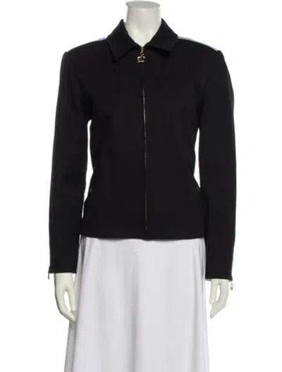 Pre-owned St John Blazer In Blue