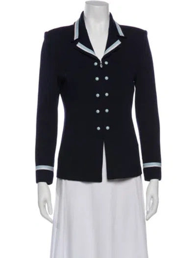 Pre-owned St John Blazer In Blue