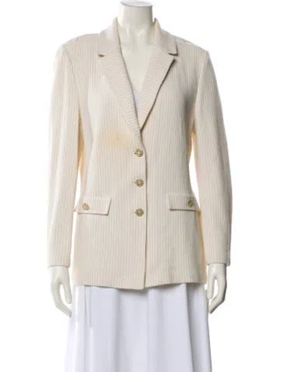 Pre-owned St John Blazer In Blue