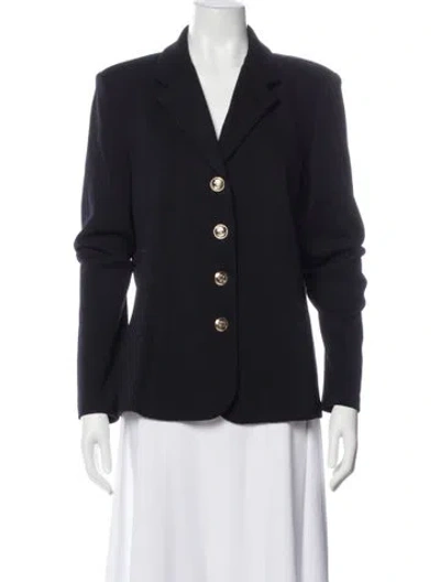 Pre-owned St John Blazer In Blue