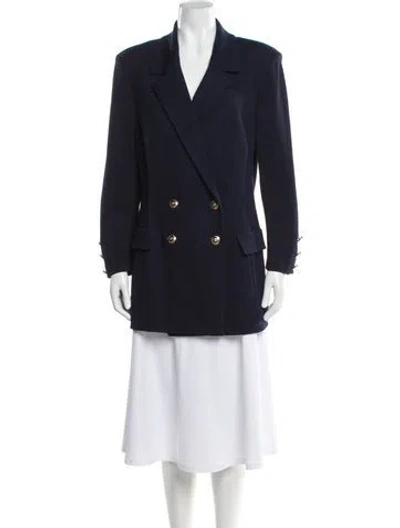 Pre-owned St John Blazer In Blue