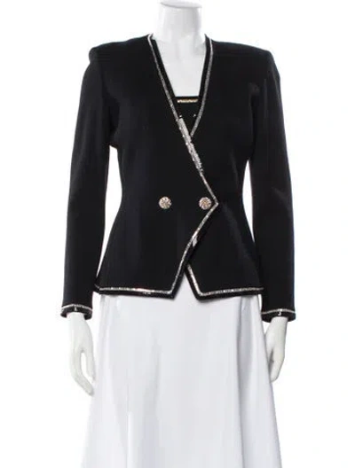 Pre-owned St John Blazer In Blue