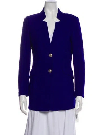 Pre-owned St John Blazer In Blue