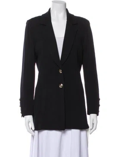 Pre-owned St John Blazer In Blue