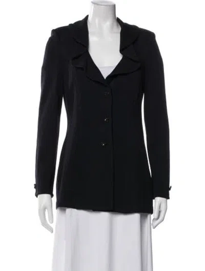 Pre-owned St John Blazer In Blue