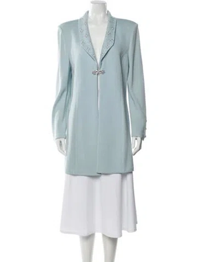 Pre-owned St John Blazer In Blue