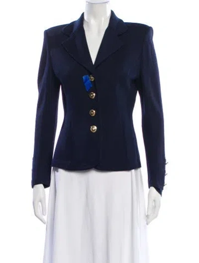 Pre-owned St John Blazer In Blue