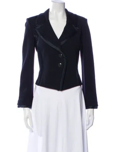 Pre-owned St John Blazer In Blue