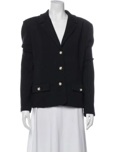 Pre-owned St John Blazer In Blue