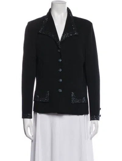Pre-owned St John Blazer In Blue