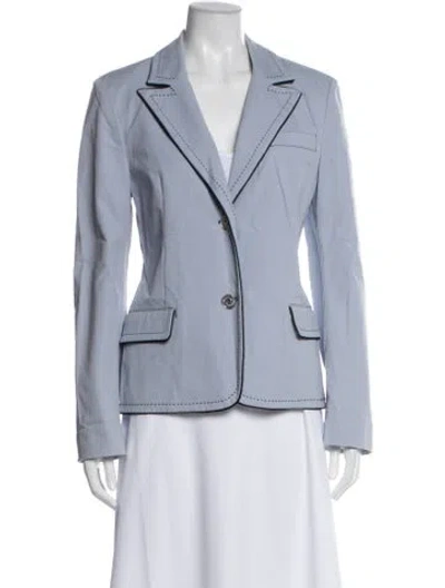 Pre-owned St John Blazer In Blue