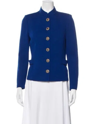 Pre-owned St John Blazer In Blue