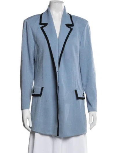 Pre-owned St John Blazer In Blue