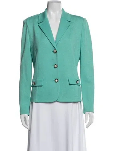 Pre-owned St John Blazer In Blue