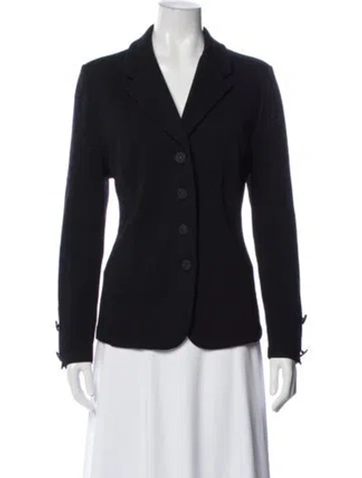 Pre-owned St John Blazer In Blue