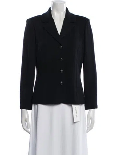 Pre-owned St John Blazer In Blue