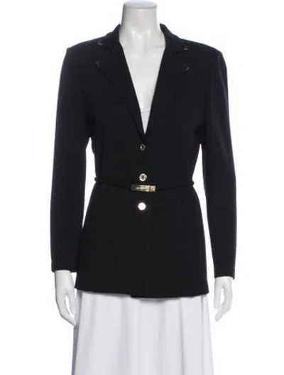 Pre-owned St John Blazer In Blue