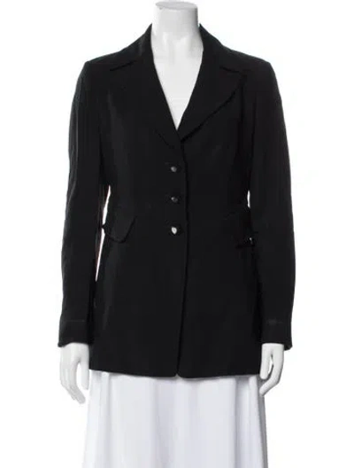 Pre-owned St John Blazer In Blue