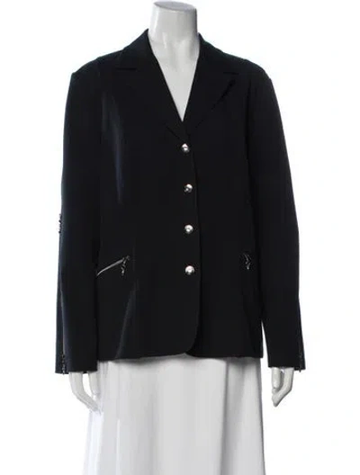 Pre-owned St John Blazer In Blue