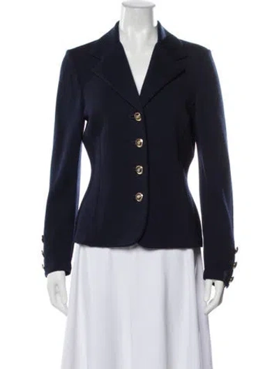 Pre-owned St John Blazer In Blue