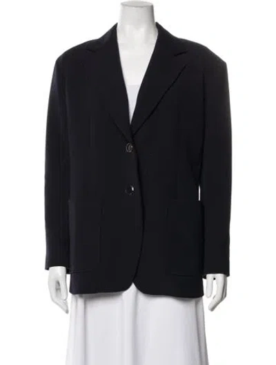 Pre-owned St John Blazer In Blue