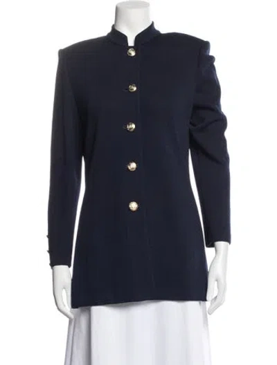 Pre-owned St John Blazer In Blue