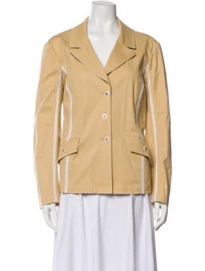 Pre-owned St John Blazer In Brown