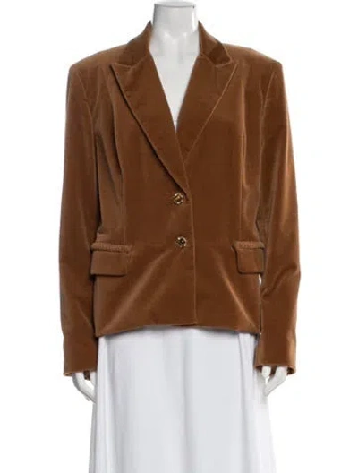 Pre-owned St John Blazer In Brown