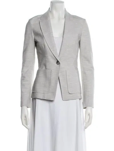 Pre-owned St John Blazer In Gray