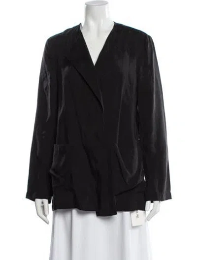 Pre-owned St John Blazer In Gray