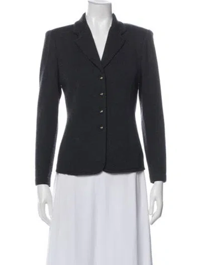 Pre-owned St John Blazer In Gray