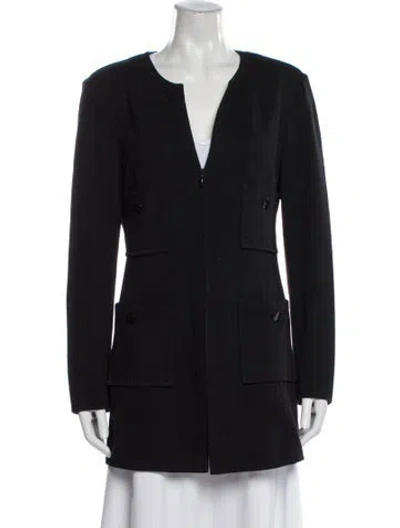 Pre-owned St John Blazer In Gray