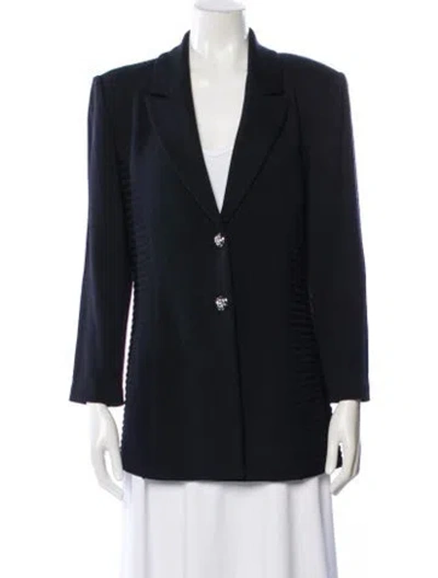 Pre-owned St John Blazer In Gray