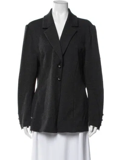 Pre-owned St John Blazer In Gray