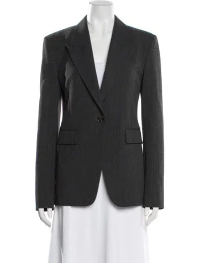 Pre-owned St John Blazer In Gray