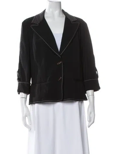 Pre-owned St John Blazer In Gray