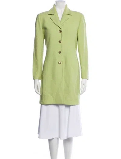 Pre-owned St John Blazer In Green