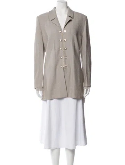 Pre-owned St John Blazer In Grey