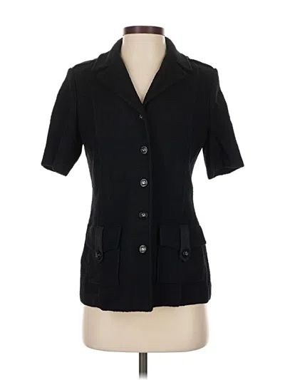 Pre-owned St John Blazer Jacket In Black