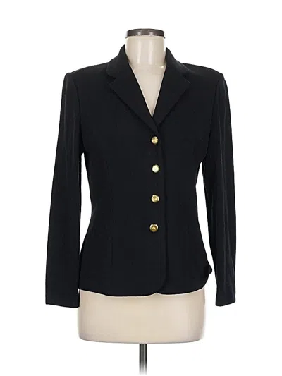 Pre-owned St John Blazer Jacket In Black