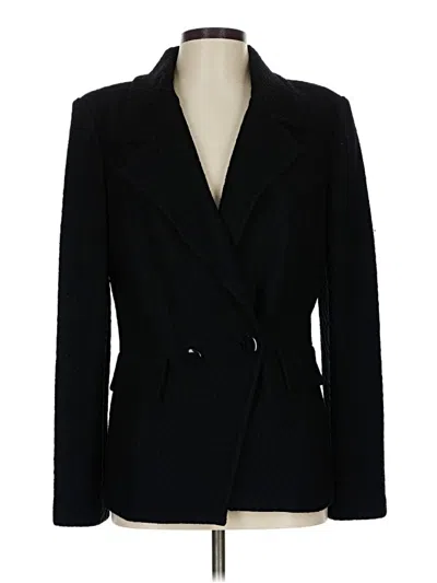 Pre-owned St John Blazer Jacket In Black