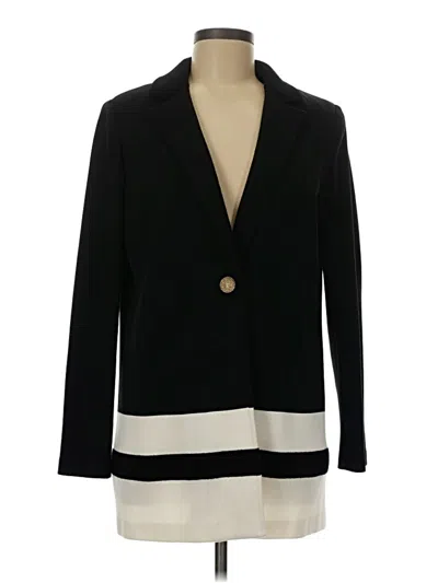 Pre-owned St John Blazer Jacket In Black